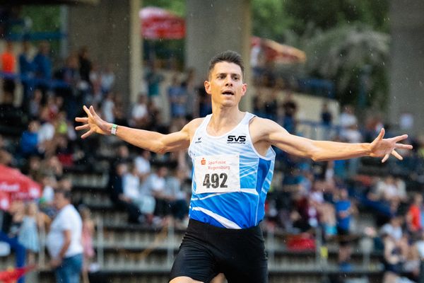 Raphael Pallitsch (SVS Leichtathletik) am 03.06.2022 waehrend der Sparkassen Gala in Regensburg